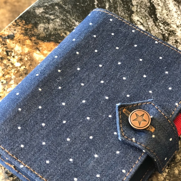 ****SOLD ON MERCARI**** Denim Filofax Pocket! - Picture 2 of 5